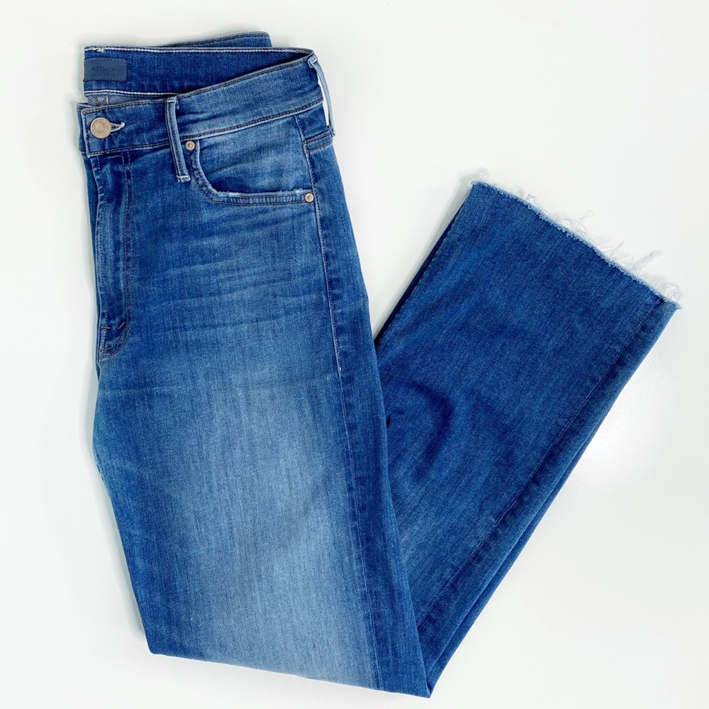 MOTHER The Dusty Cuff Fray Jeans in Mums The Word